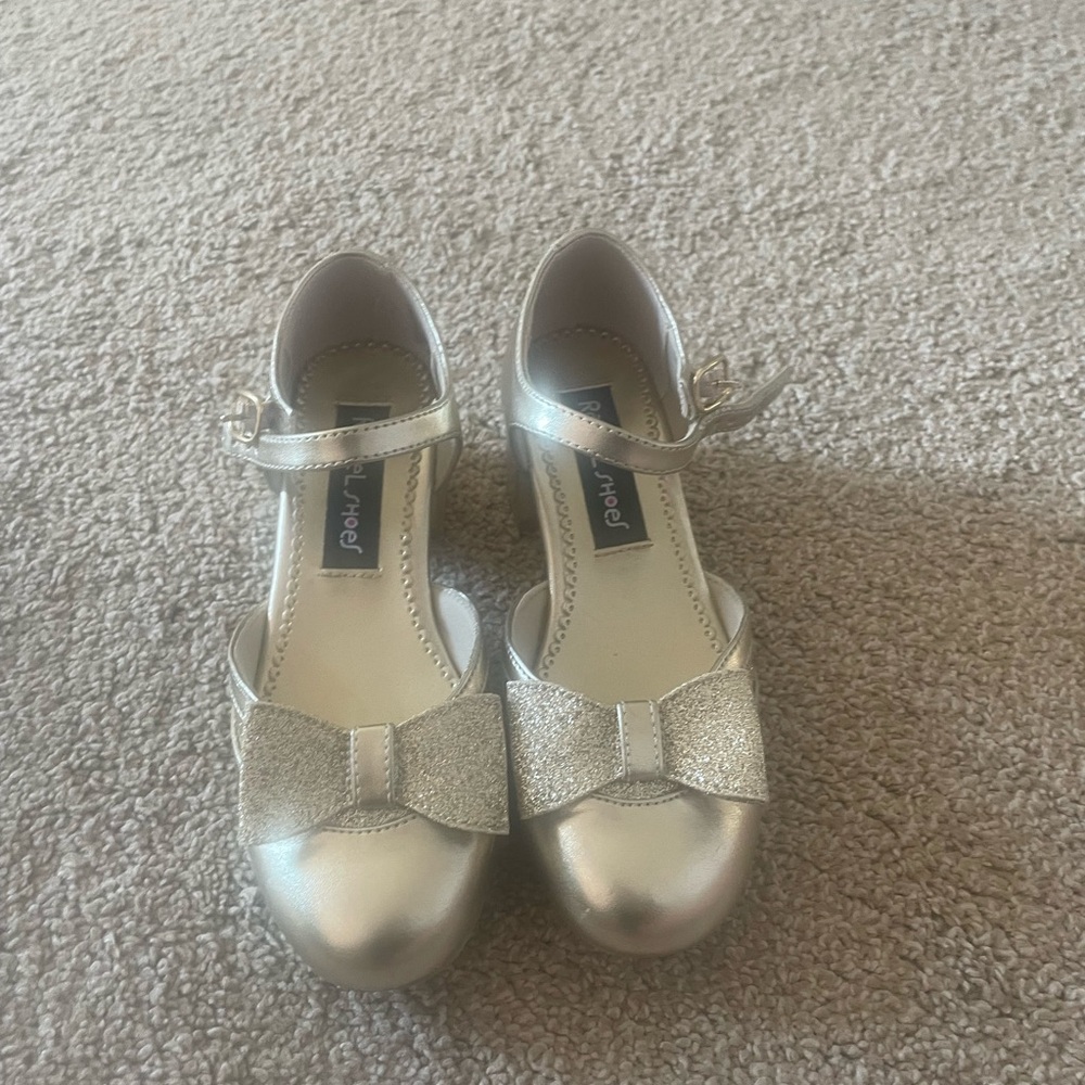 RACHEL shoes girls gold sandals ankle strap Size 1